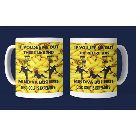 Coffee Mug DISC GOLF FUNNY Stripper Man Novelty Cup Gift For Men Him - Picture 6 of 9